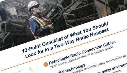 two-way-radio-headset-checklist